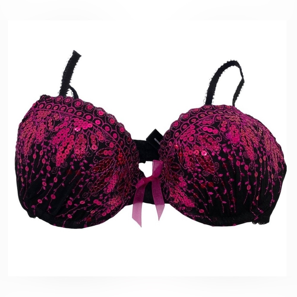 EUC- Marilyn Monroe Sequined Push-Up Bra